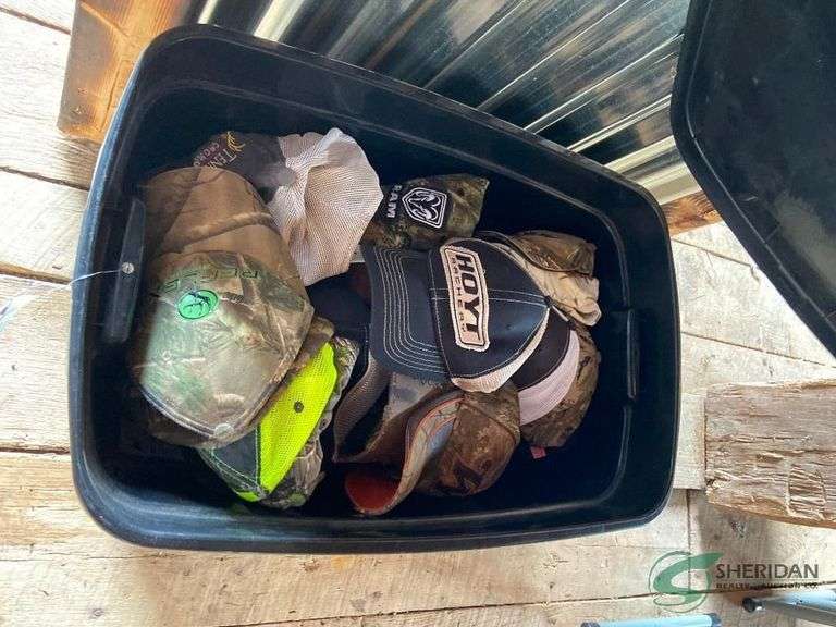 Tote of misc. hats image