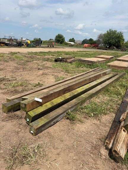 Treated posts- 6 x 6 16'L and 18'L, row:5 image