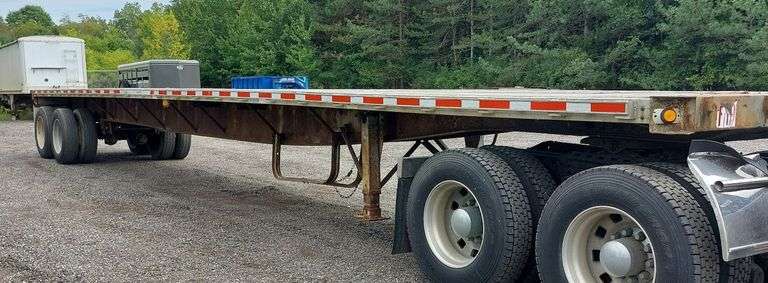 1989 GREAT DANE Flatbed Trailer image