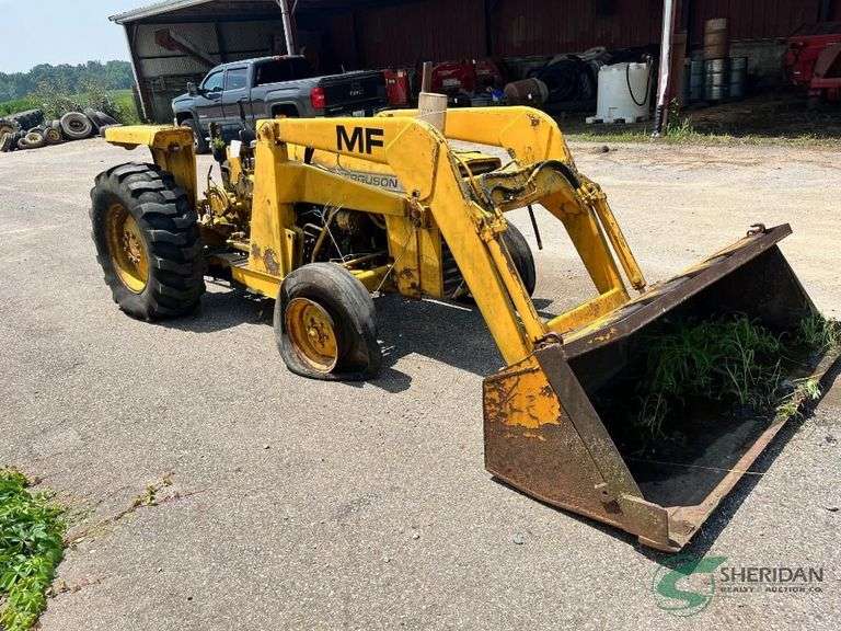 Massey Ferguson 308 Industrial Tractor with loader - Not Running image