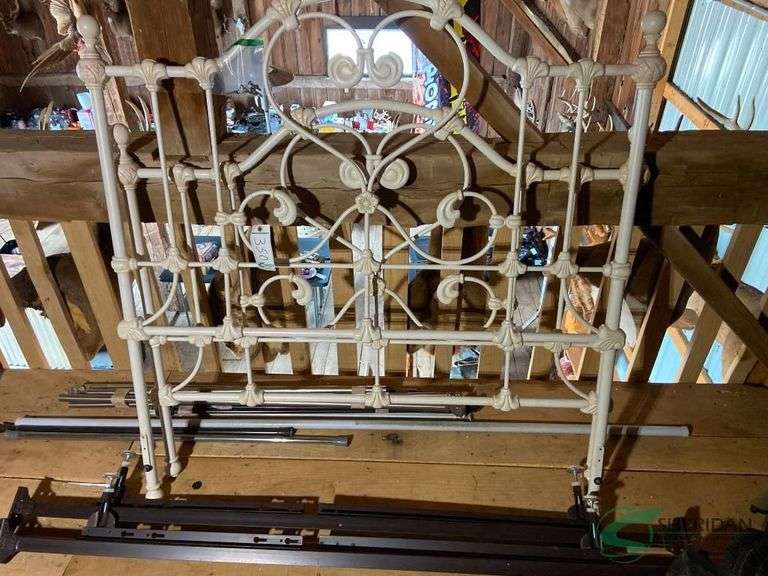 Iron bed frame Full size image