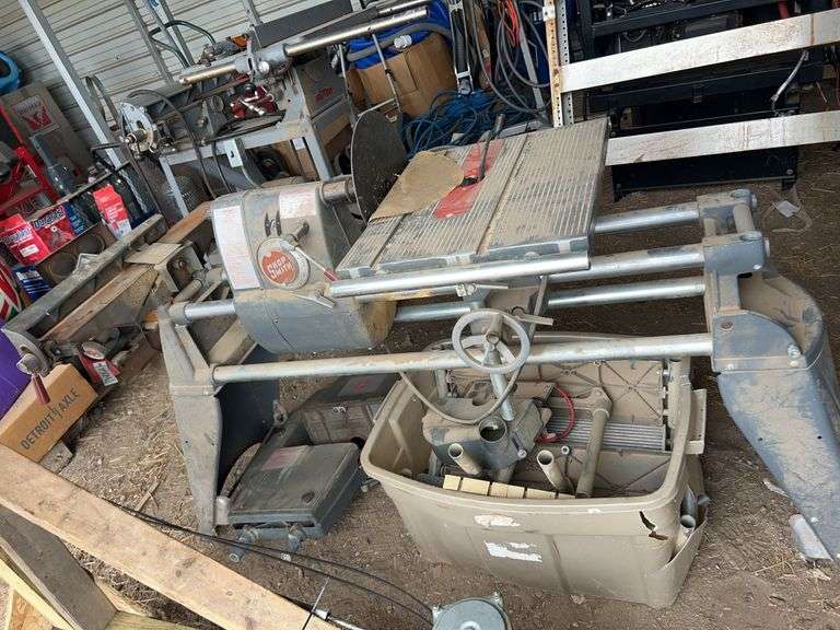 Shop smith wood working with all attachments, bldg:Green image