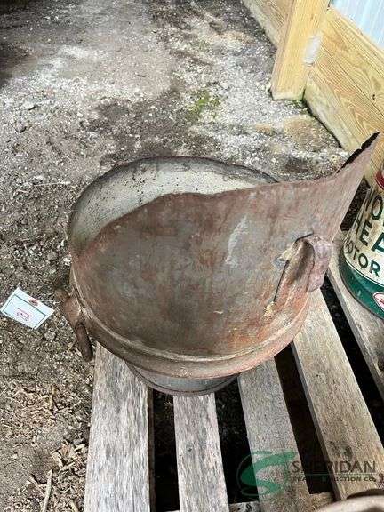 Vintage Grain Bag filling spout image