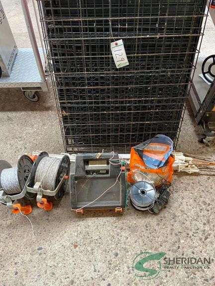 Animal crates and electric fence equipment image