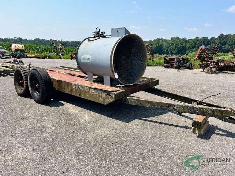 Homemade Bale Wagon and  Airstream Bin Dryer image