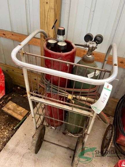 Torch set with cart and tanks image