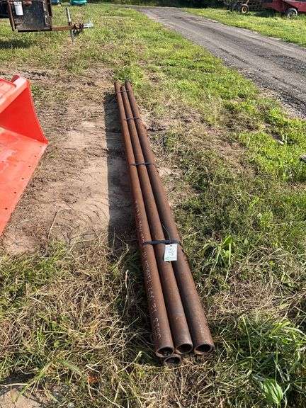 (6) pieces of 2 3/4" OD steel tube, rowL4 image
