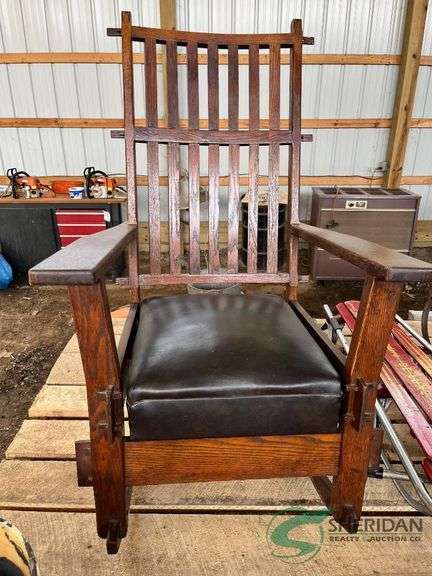 Primitive Rocking Chair, built in the late 1800's image