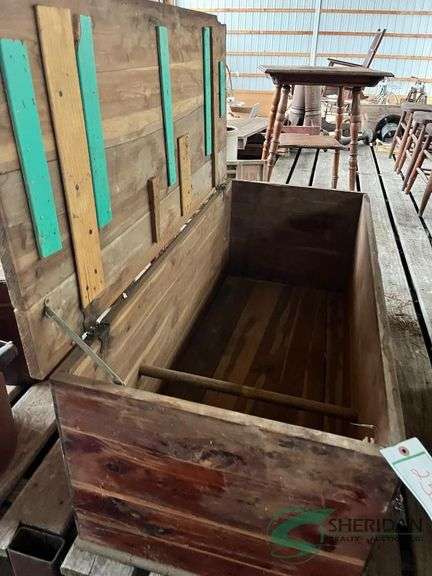 Primitive Cedar Chest image