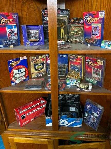 Numerous Nascar toys and collectibles image