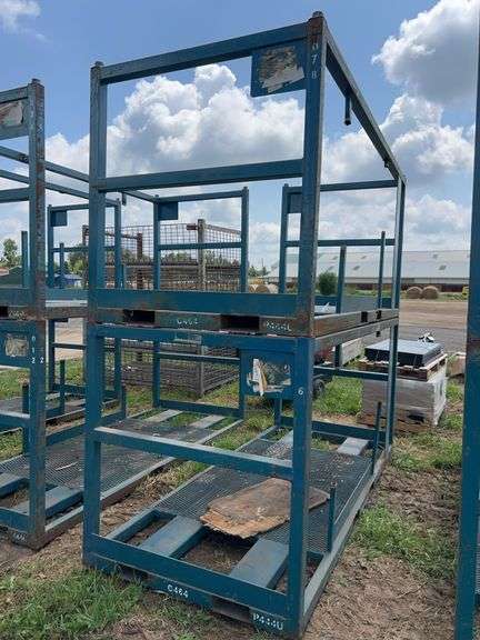 (2) Pallet racks 115" x 48", row:7 image