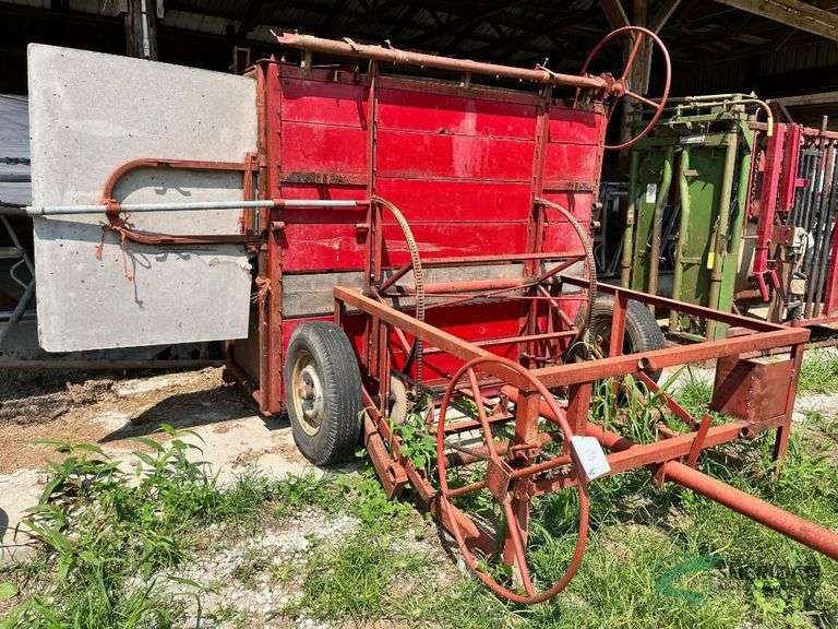 Portable Cattle Tip Table for Hoof Trimming image