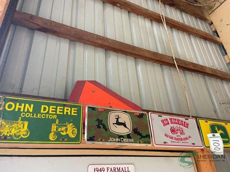 License plates and posters image
