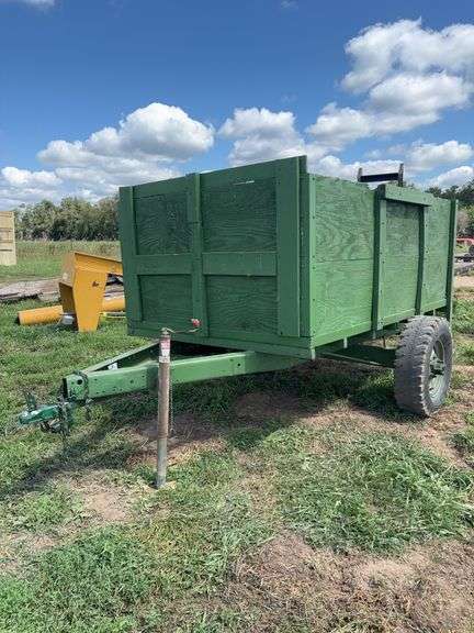 8' Wood trailer, owner states: good tires, row:9 image