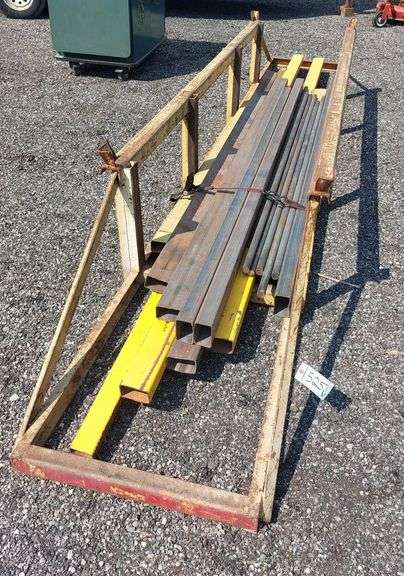 Rack of Steel Tubing & Steel Rod image