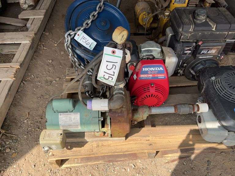 Irrigation pump for lawn & garden, bldg:Green image