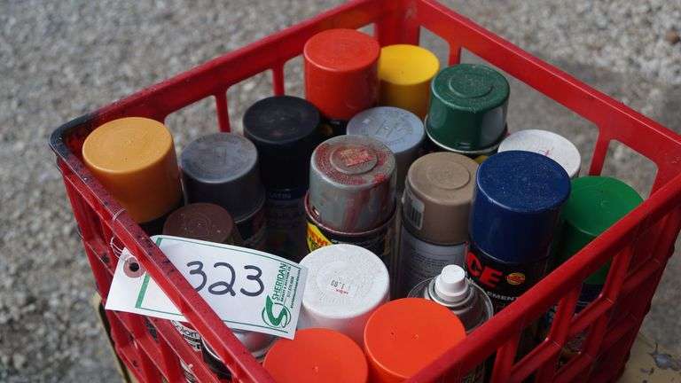 Assorted Paint Cans: Qty and Amount Varies image