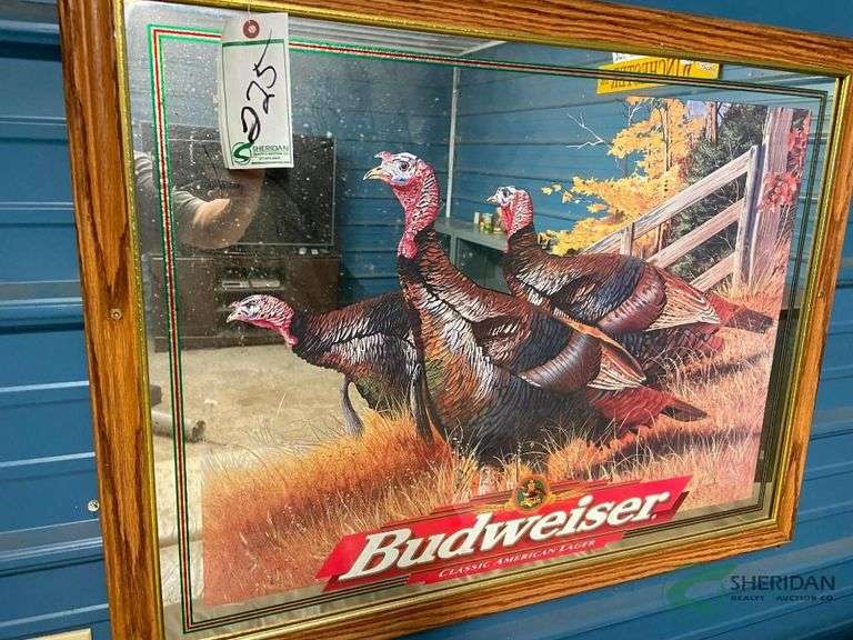 Budweiser mirror sign image