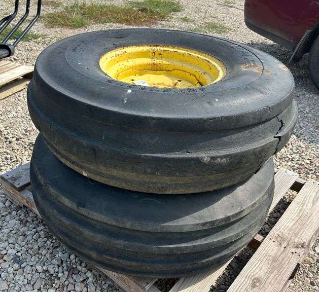 (2) Steer Tires on JD Rims image