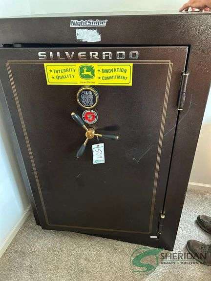 Large safe with combo buyer must remove image