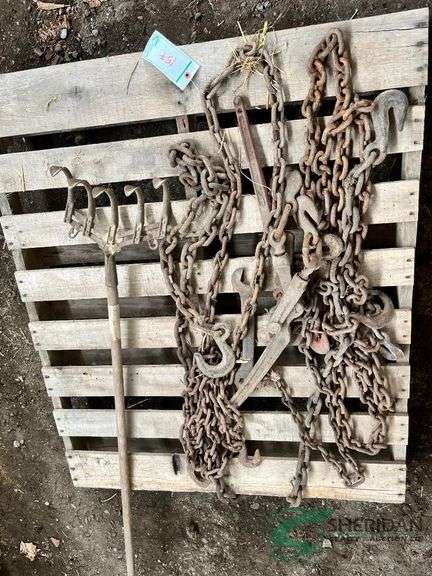 Various Chains, Binders and hand cultivator image