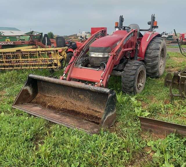 Case IH DX55 tractor with LX118 loader, K, row:3 image