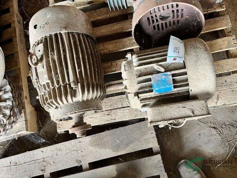 Pair of electric motors, 3 phase image