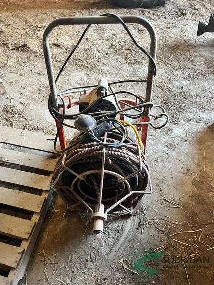 Power Drain Snake on cart image