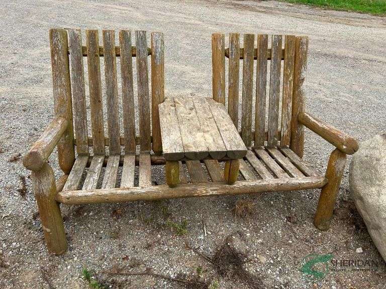 Wood lawn chair image