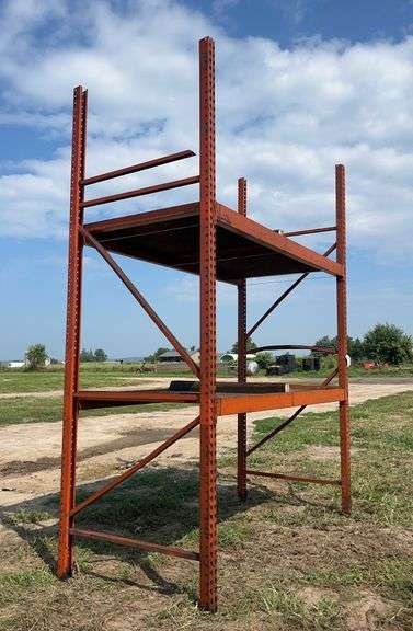 Industrial Shelving unit with (2) 4' x 8' row:6 image