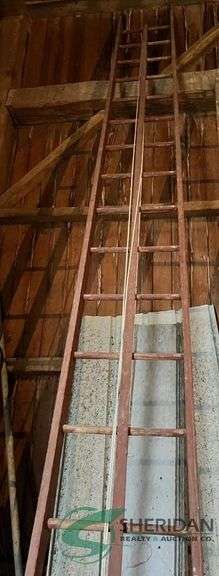 Large Wooden Ladder image