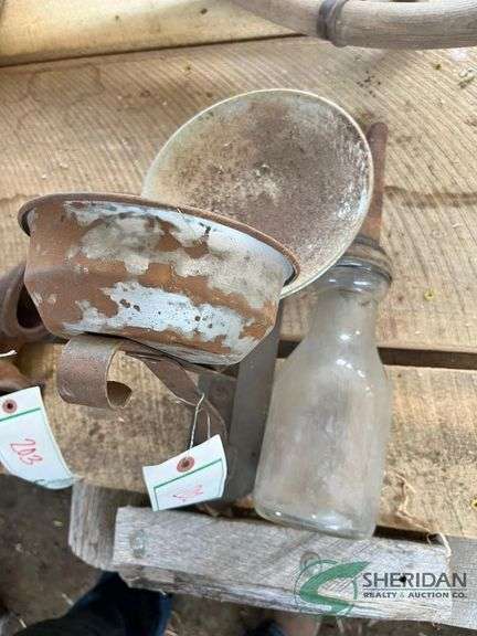 Primitive Oil Can and Lamp Stand image