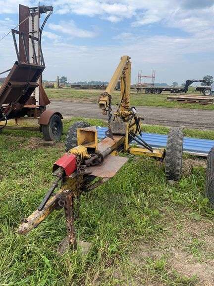 Homemade log splitter- has cylinder on it for log assist, row:4 image