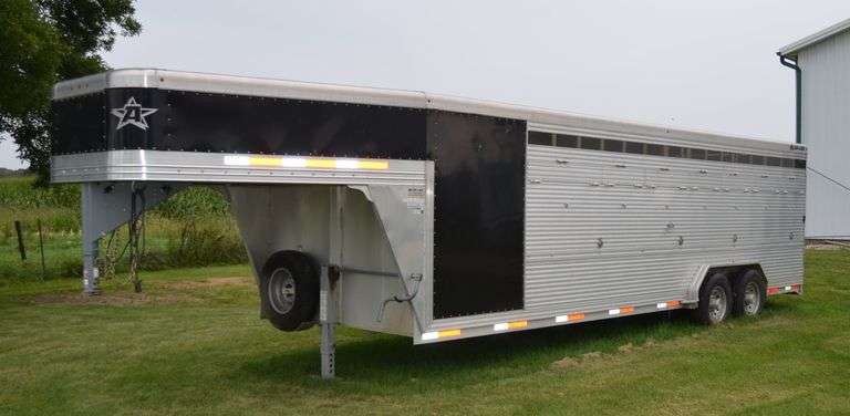 2021 ALUM-LINE Gooseneck Livestock Trailer 25ft. image