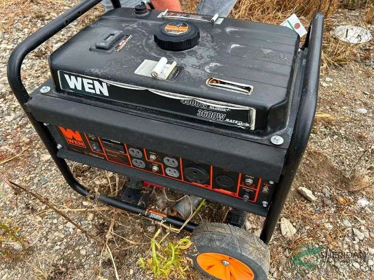 WEN 3600 watt generator Runs image