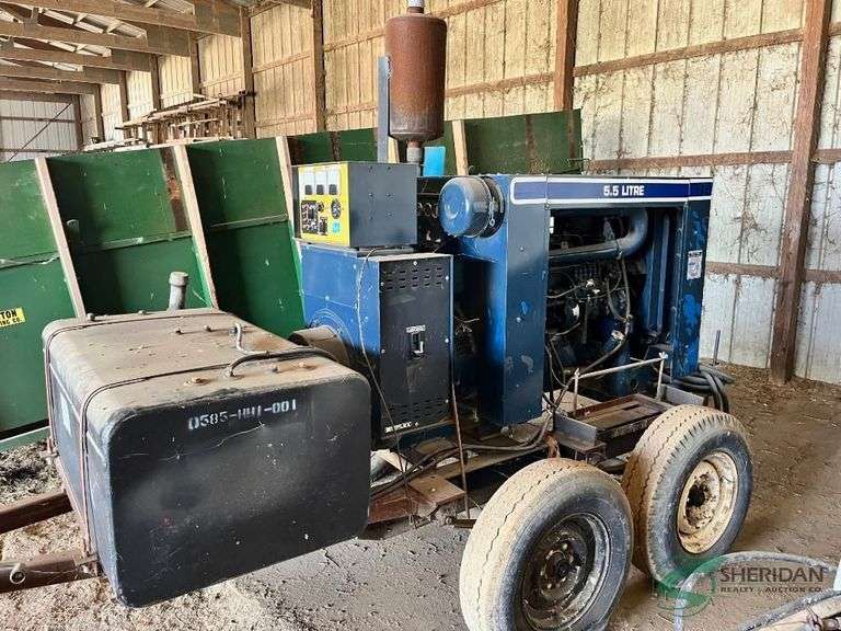 Condec  50KW 3 phase Generator, 450 hours, New Holland 5.5L diesel engine image