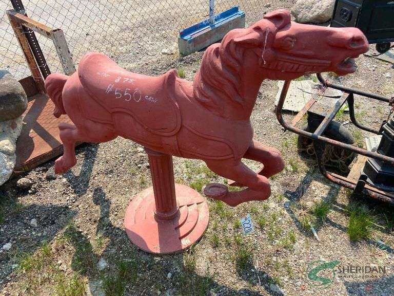 Carousel horse stand image
