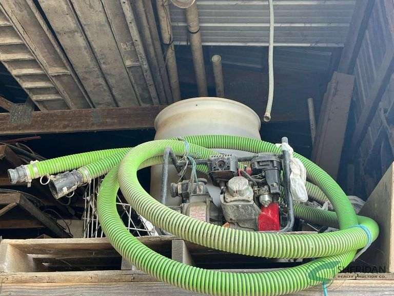 Transfer Pump with hose and Poly Barrel image