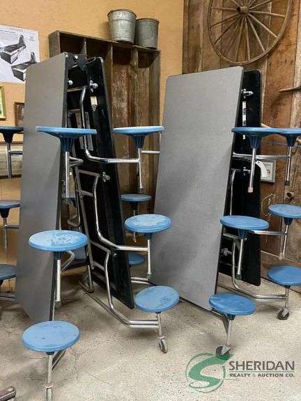 (2) Cafeteria style tables image