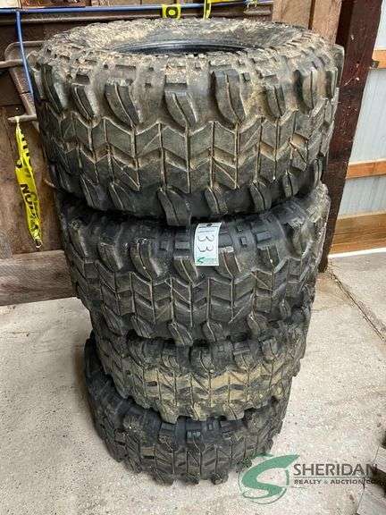 (4) 35x15.5-16.5 Super Swamper Tires image