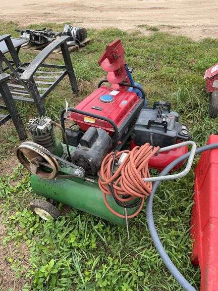 (2) air compressors, (1) generator, & (2) auger bits, row:9 image