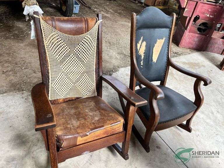 Pair of Vintage rocking chairs image
