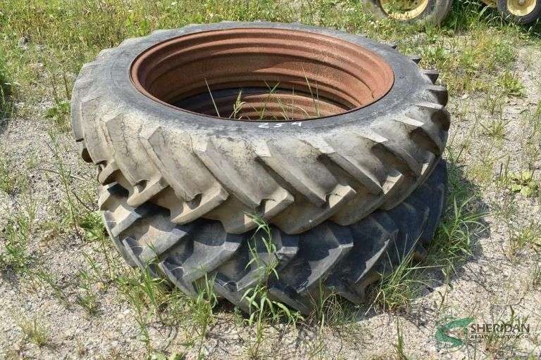(2) 12.4-38tires on rims image