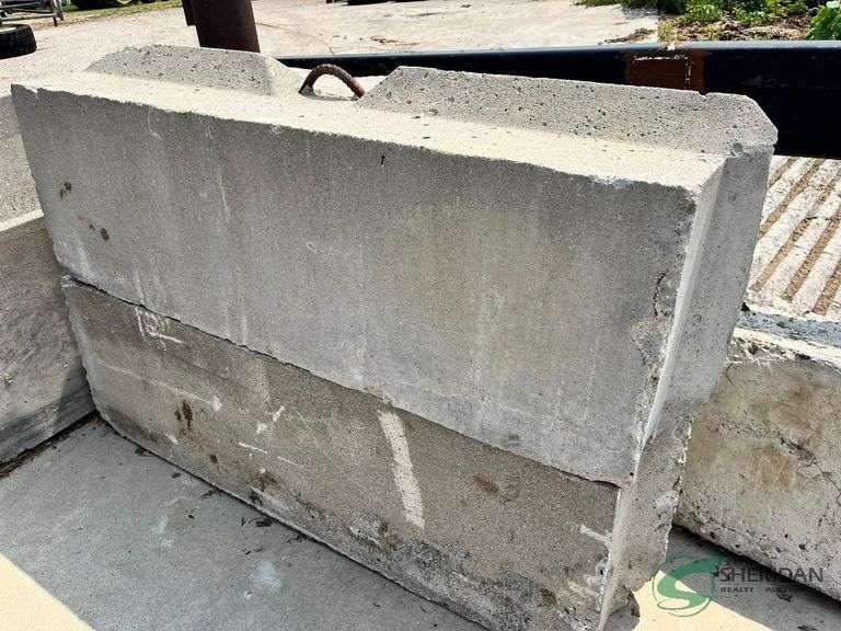 (11) Bunker blocks, weigh approximately 3200 lbs each image