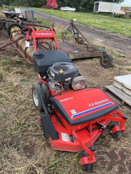 Simplicity Pacer 1534 walk-behind mower 34' deck, row:4 image
