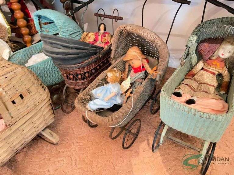Baby buggies with dolls image