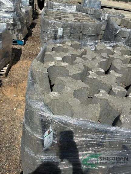 (8) Pallets of Underground Driveway or Parking Lot Grid Blocks image