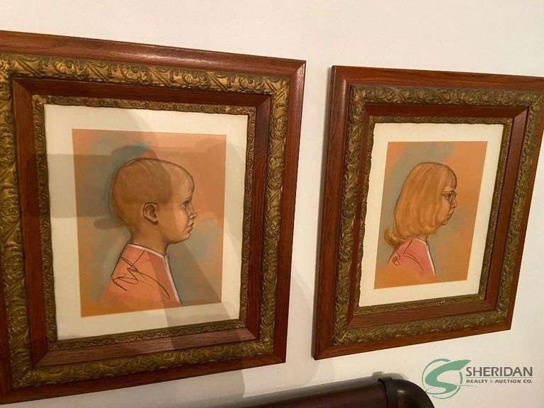 (2) Framed paintings image