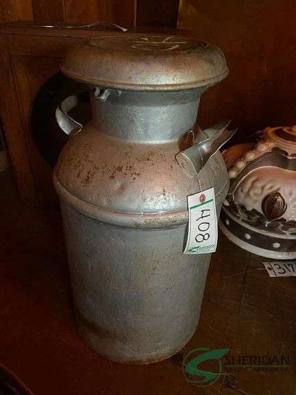 Milk can with lid image