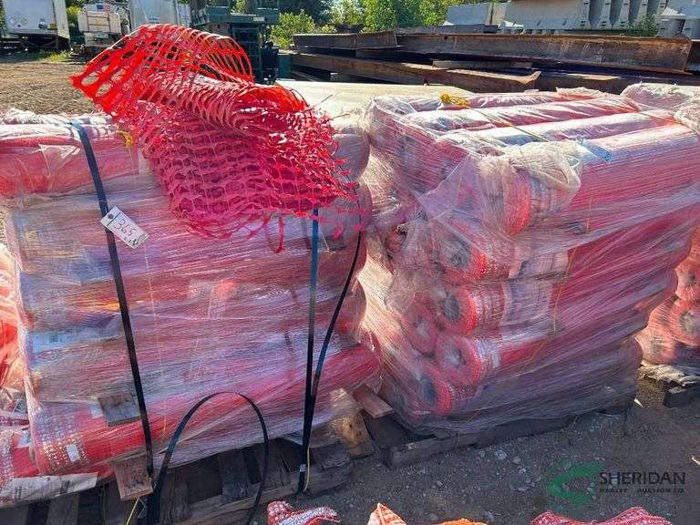(2) Pallets of Snow Fence image